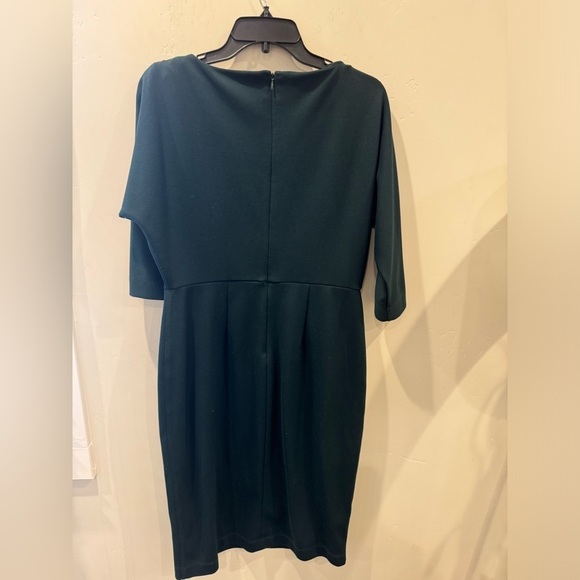CALVIN KLEIN Green Sheath Dress fall favorite SZ 10 ✨✨ - Picture 2 of 3